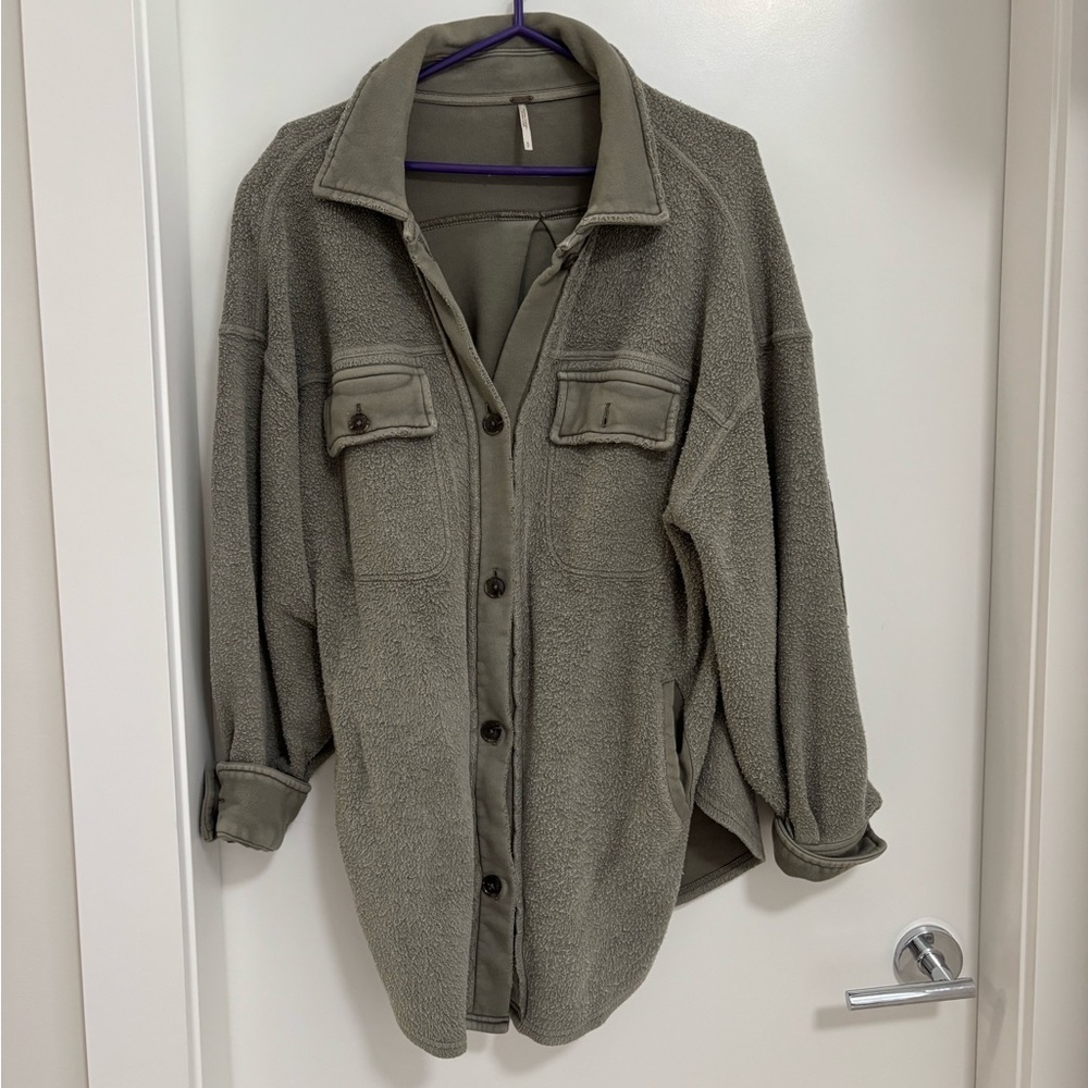 Free People Olive Green Jacket